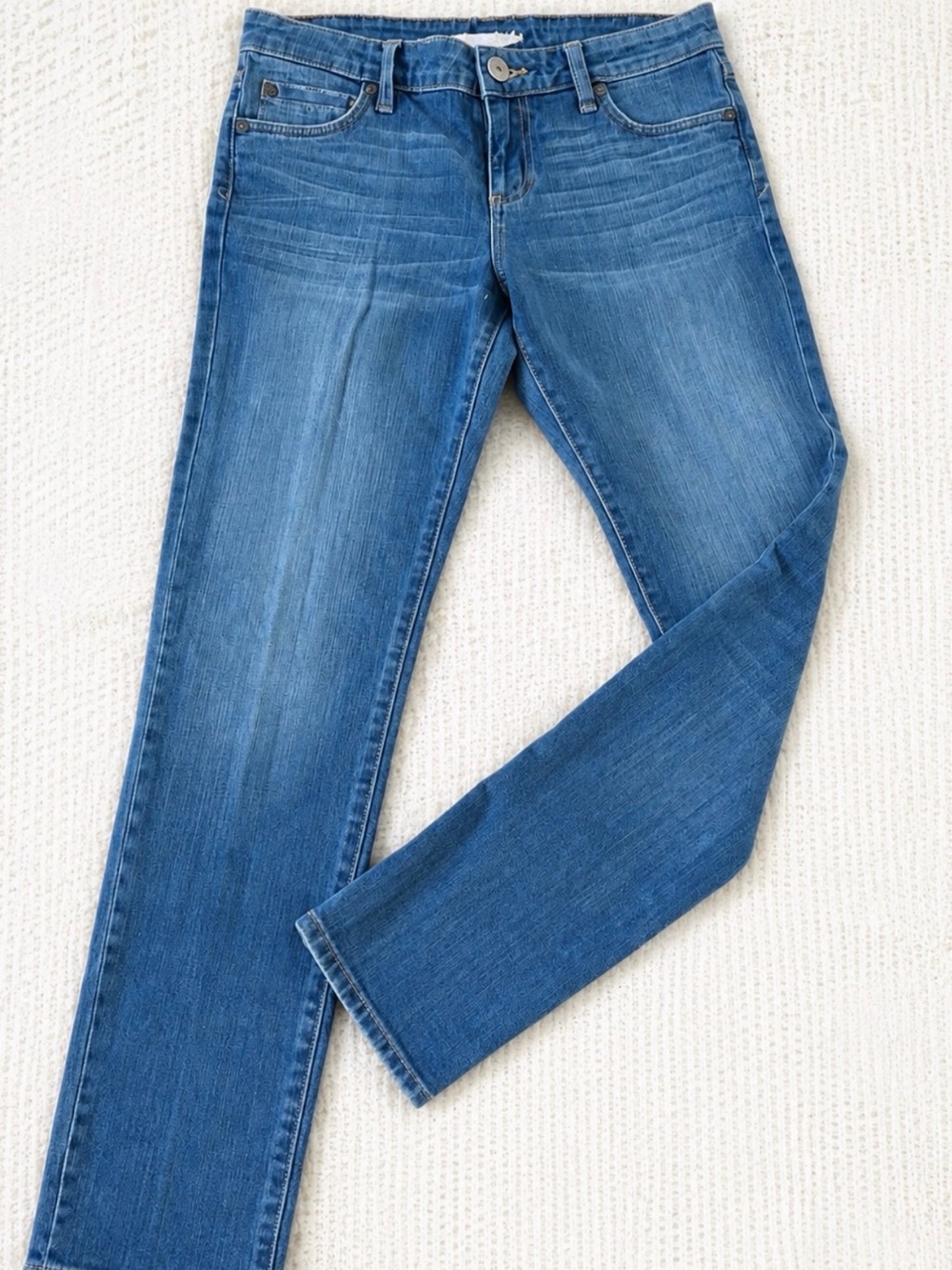 KUT from the Kloth Diana Skinny Jeans  Medium Wash Blue Slight Stretch Size 6